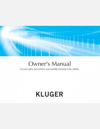 toyota kluger hybrid 2023-2024 owners manual